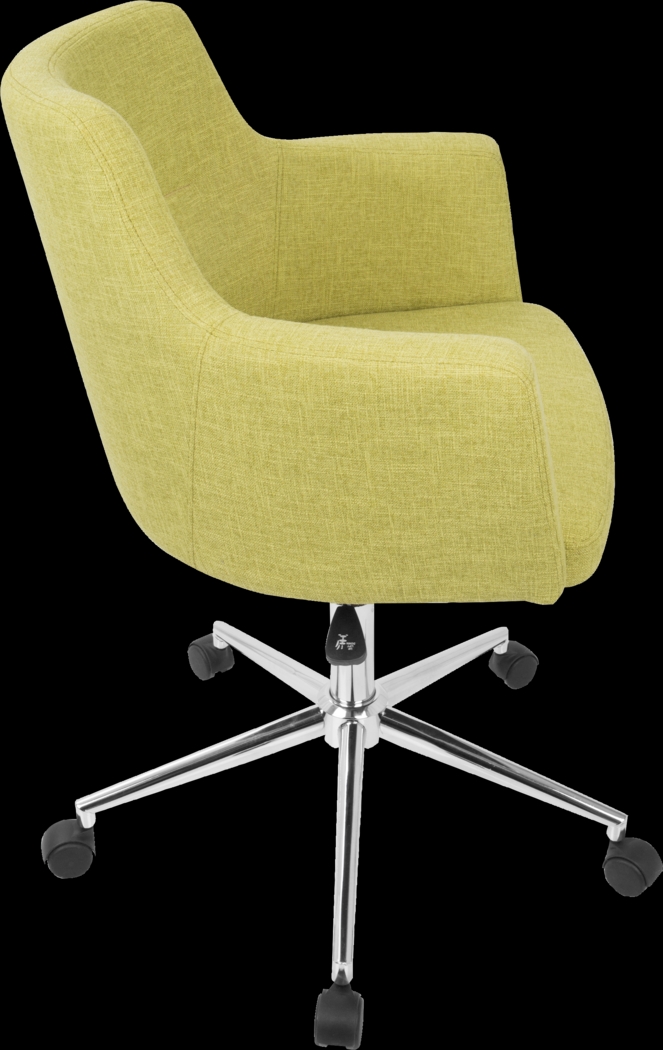 Aymard Green Office Chair - Thumbnail - Image 2