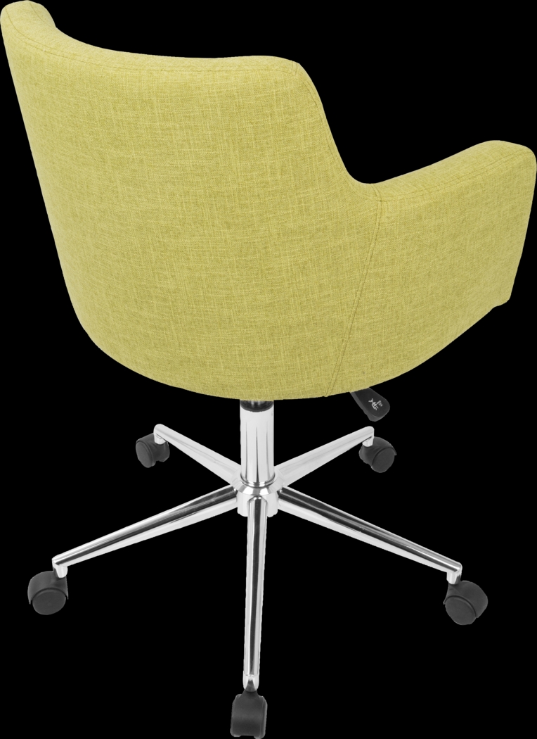 Aymard Green Office Chair - Thumbnail - Image 3