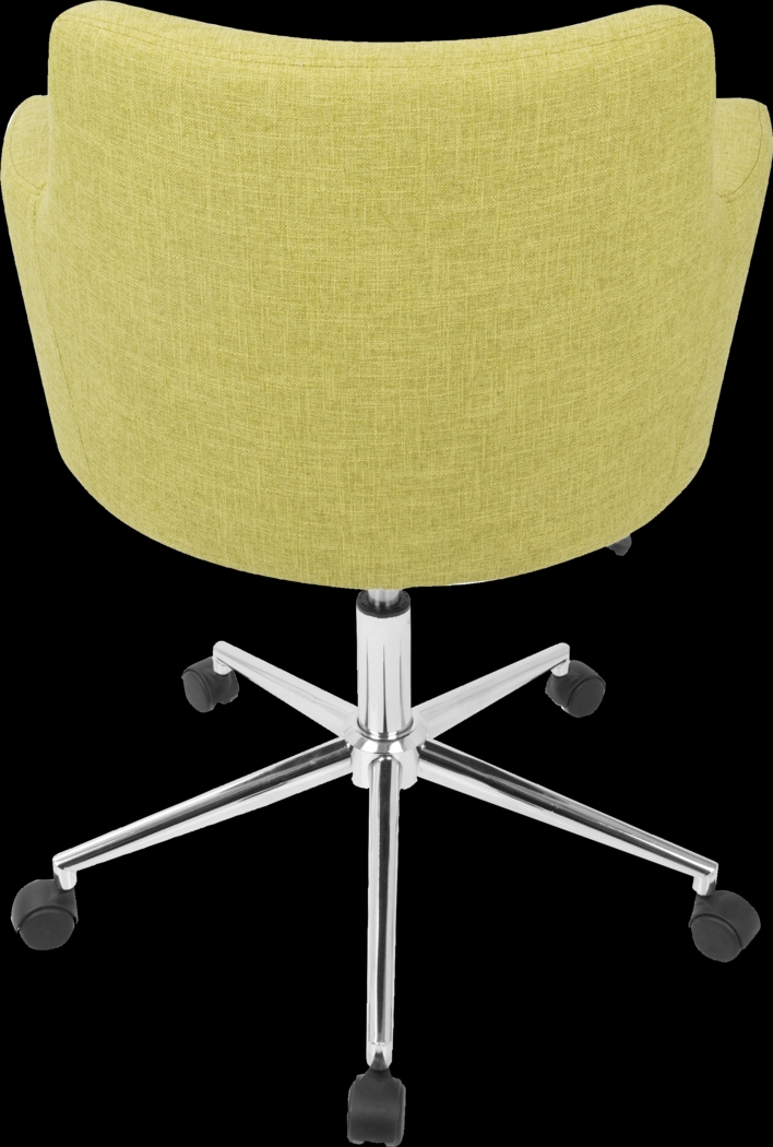 Aymard Green Office Chair - Thumbnail - Image 4