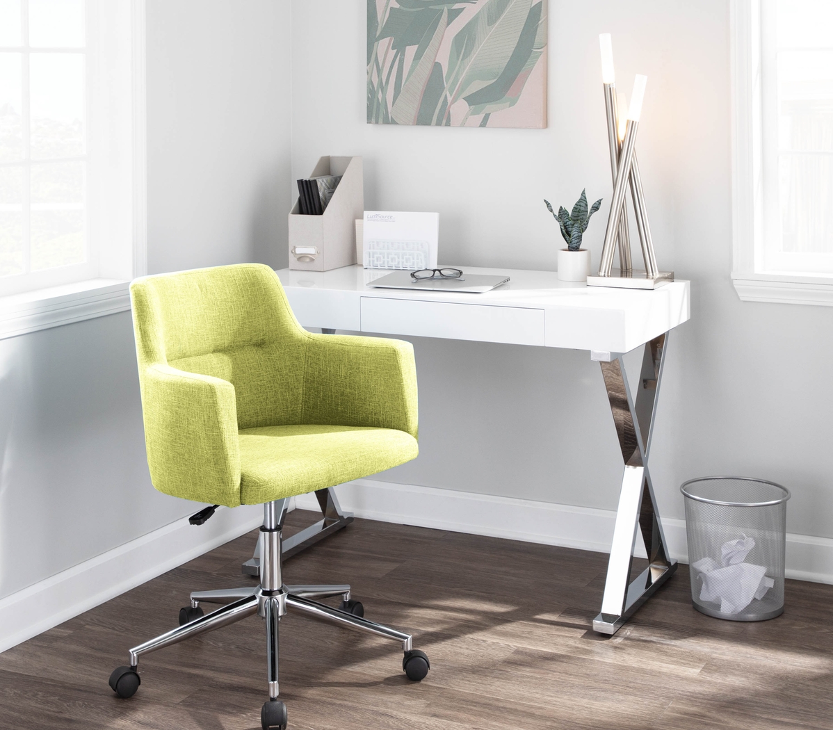 Aymard Green Office Chair - Thumbnail - Image 8