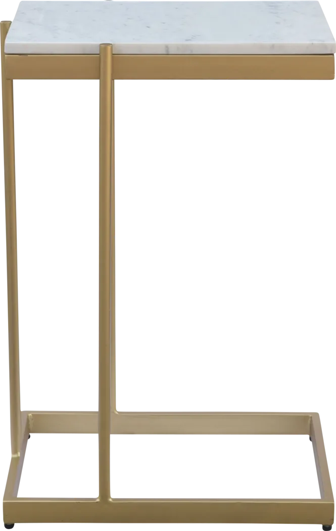Aymore White End Table - Thumbnail - Image 5