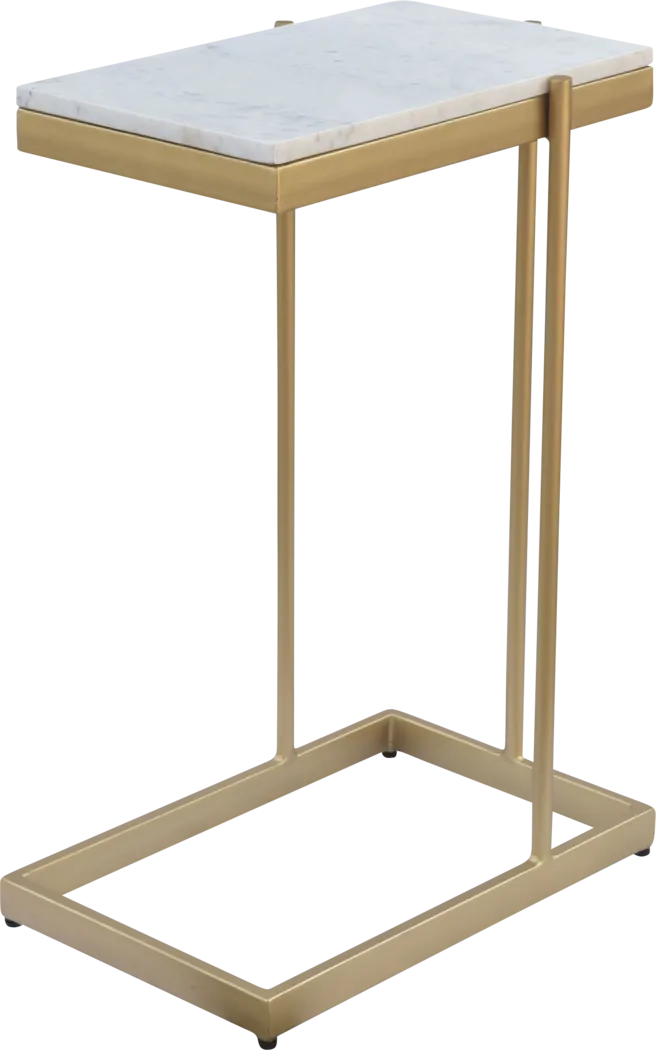 Aymore White End Table - Thumbnail - Image 6