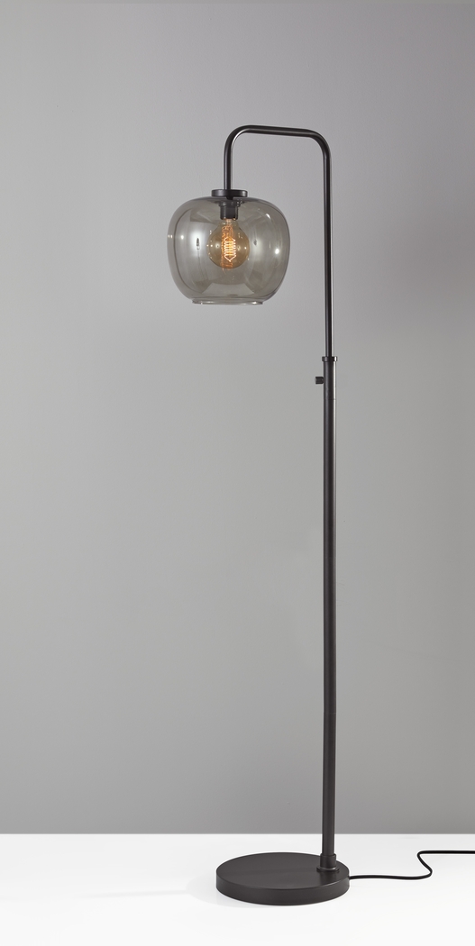Aynlee Black Floor Lamp - Thumbnail - Image 2