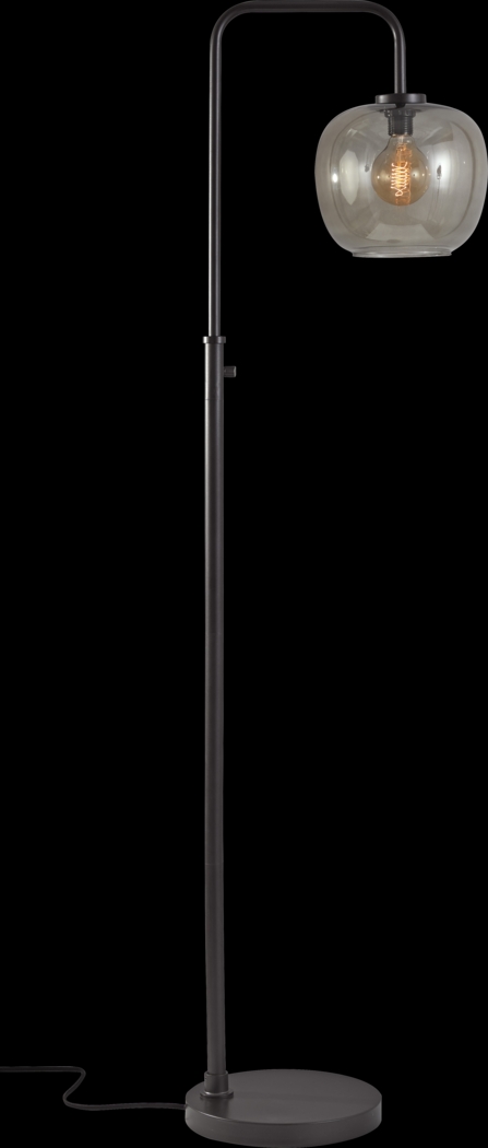 Aynlee Black Floor Lamp - Thumbnail - Image 1