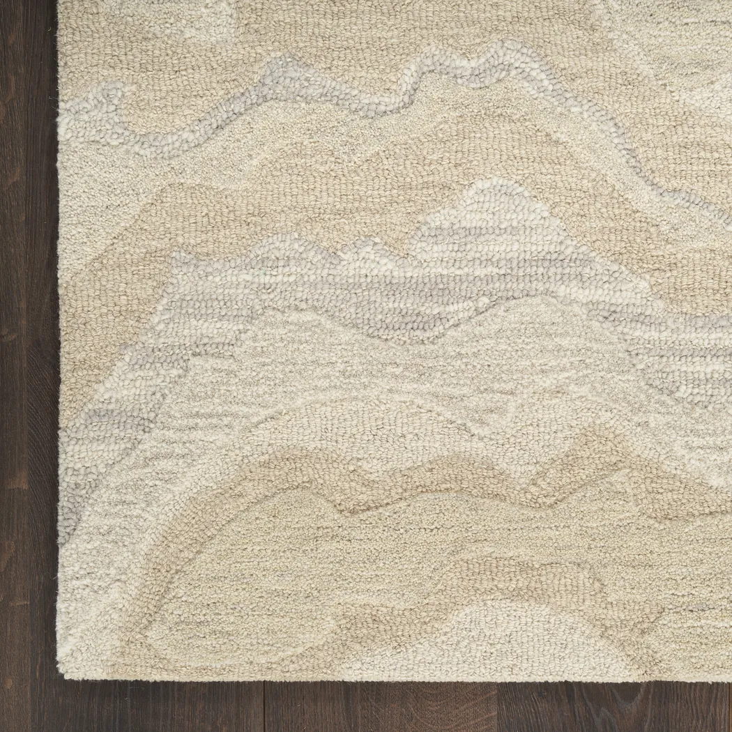 Azalea Beige 3'9 x 5'9 Rug - Thumbnail - Image 3