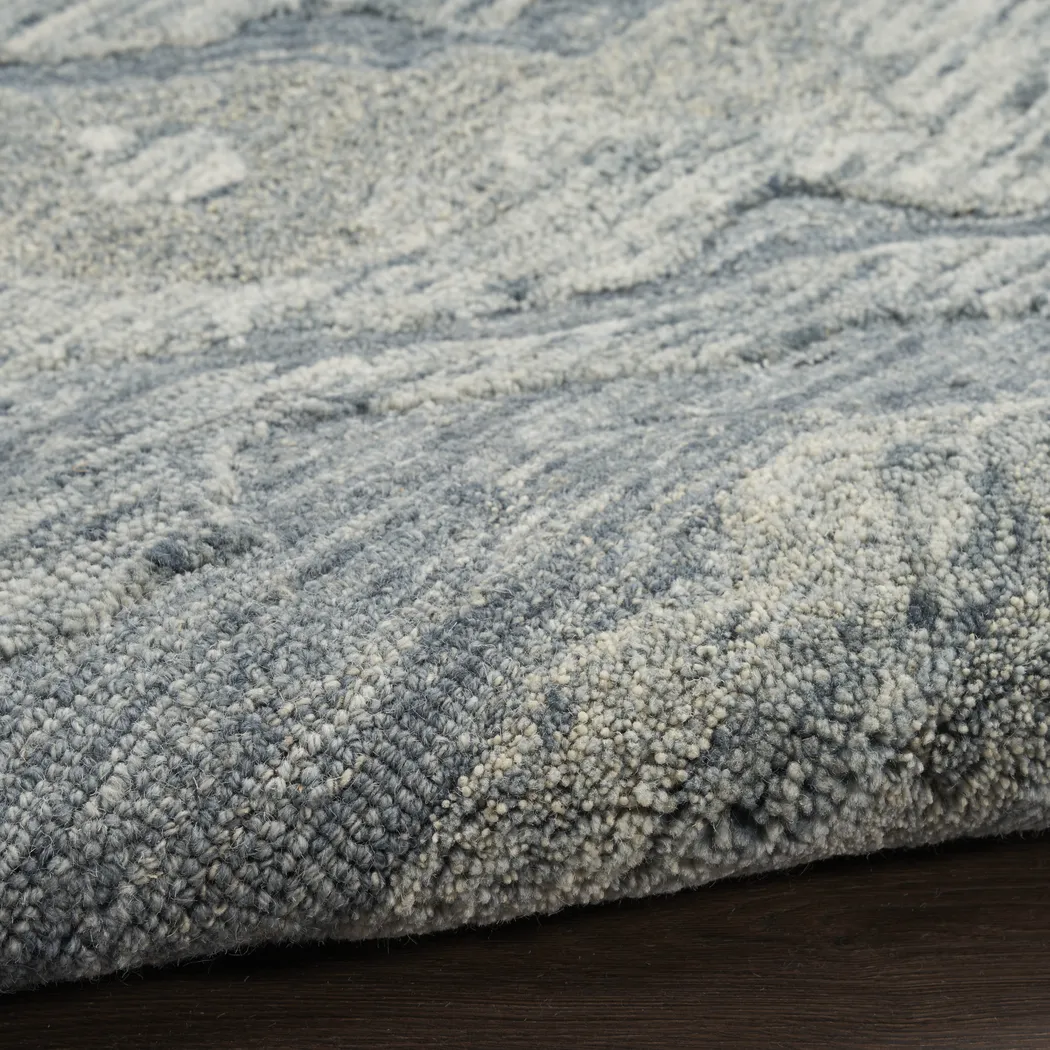 Azalea Blue 2'3 x 7'6 Rug - Thumbnail - Image 4