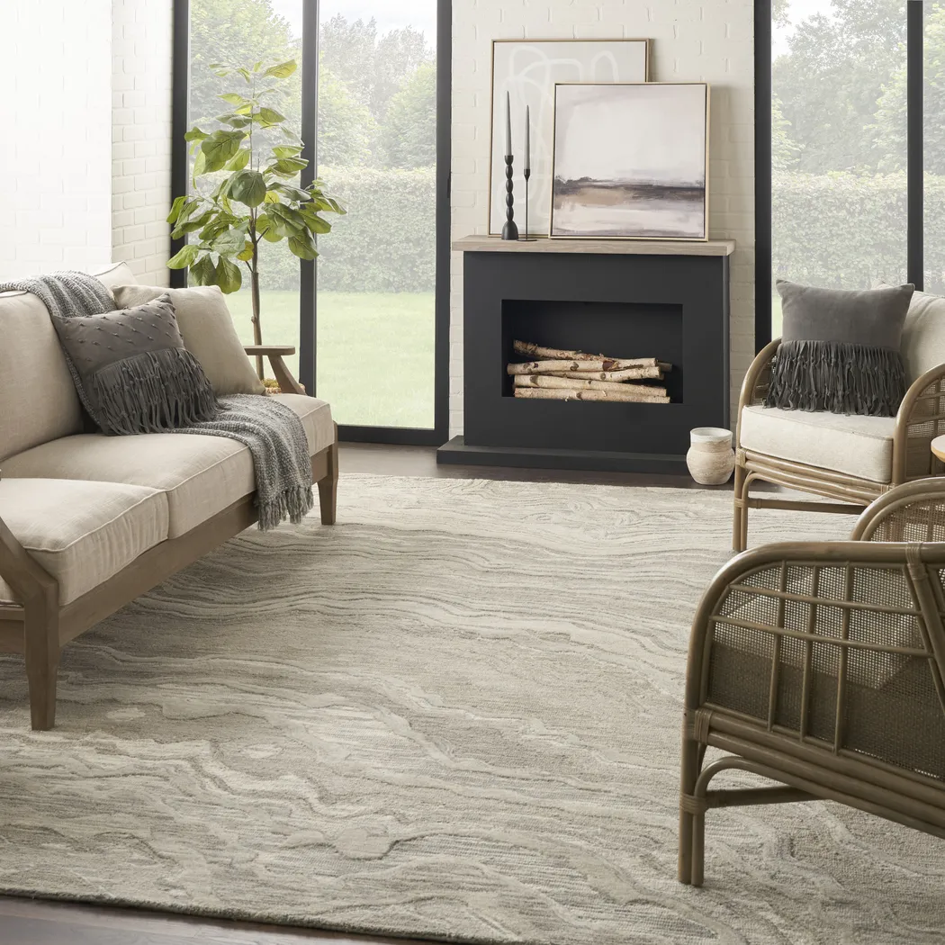 Azalea Gray 8'6 x 11'6 Rug - Thumbnail - Image 2