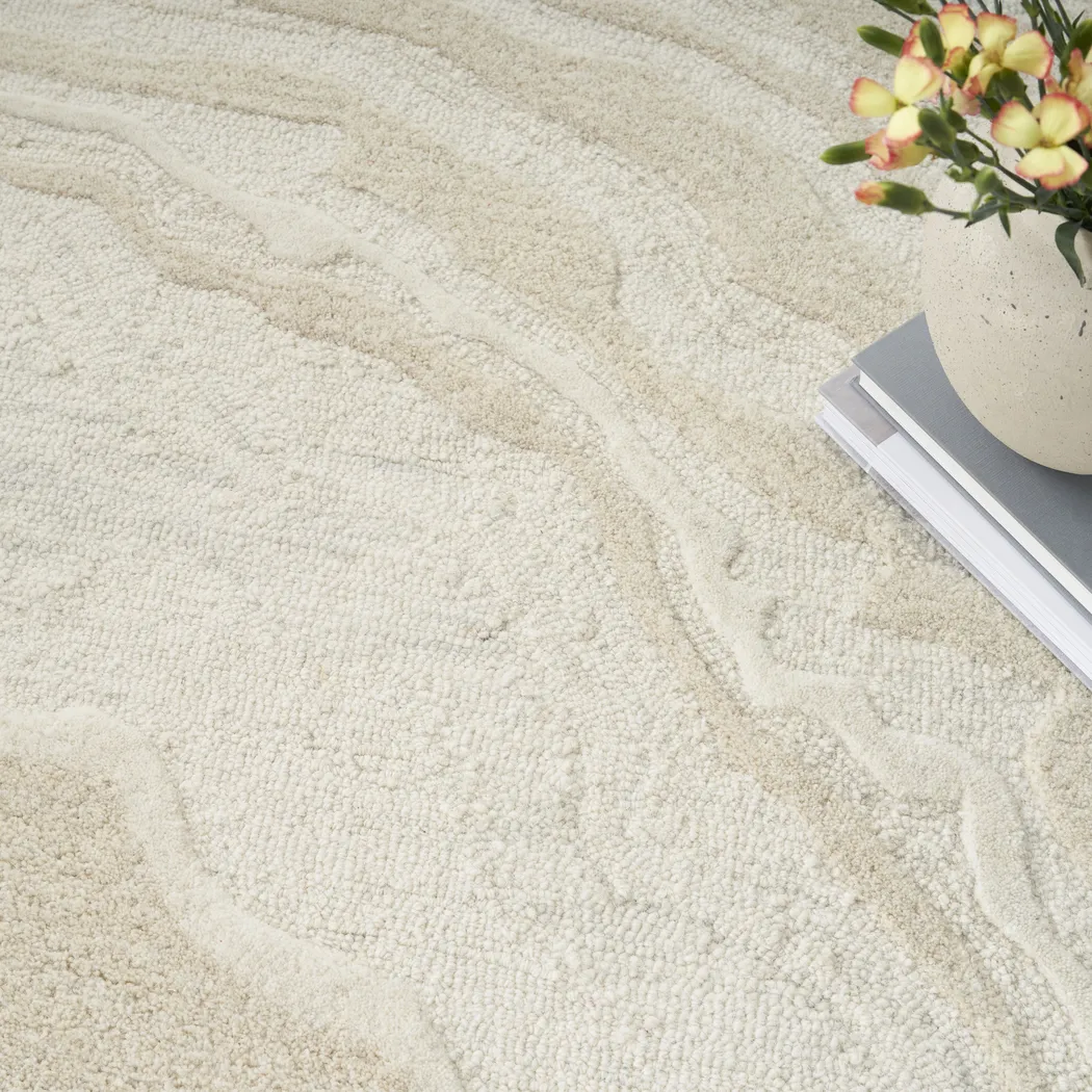 Azalea Ivory 7'9 x 9'9 Rug - Thumbnail - Image 6