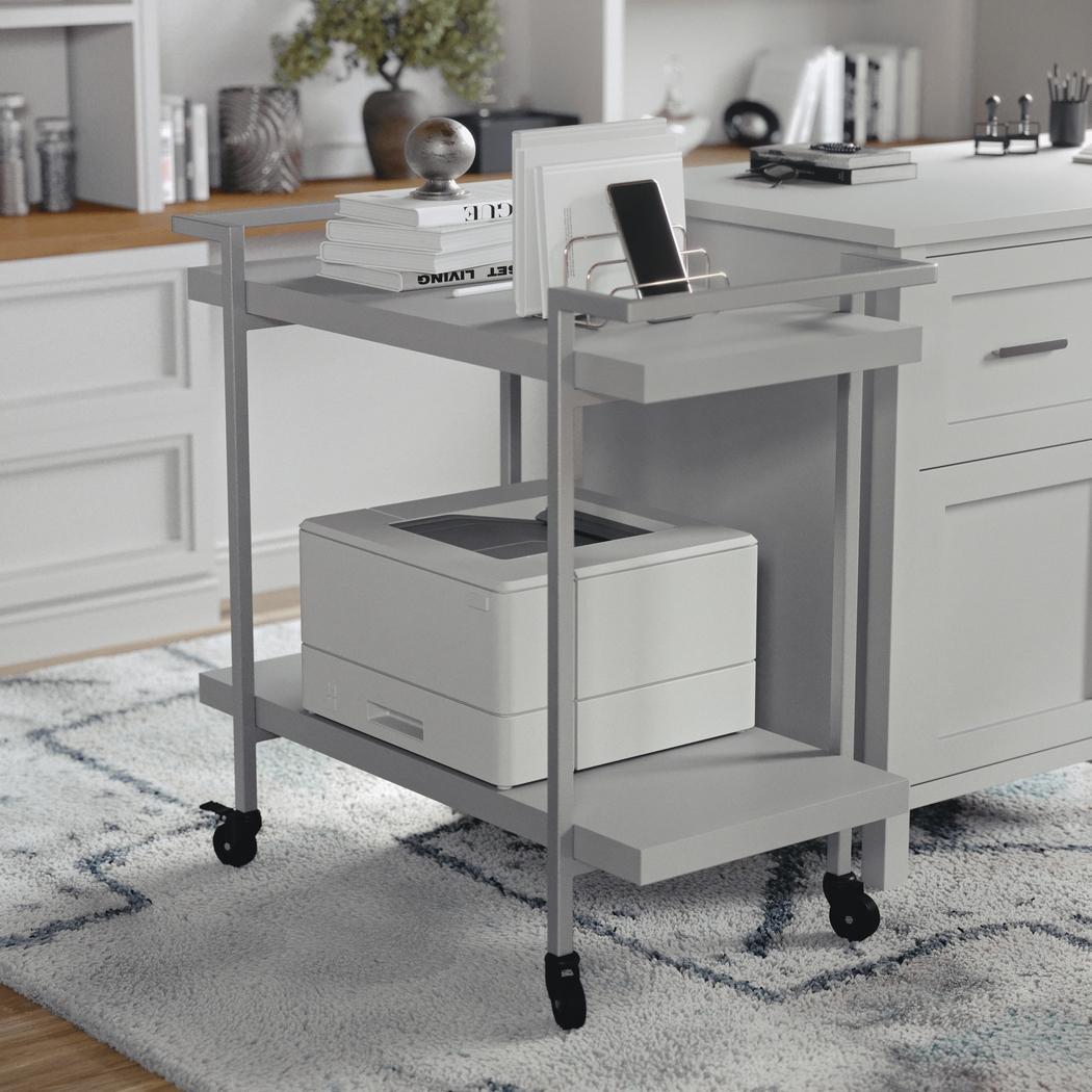 Azaline Gray Printer Cart - Thumbnail - Image 2