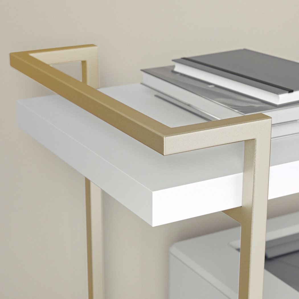 Azaline White Printer Cart - Thumbnail - Image 4