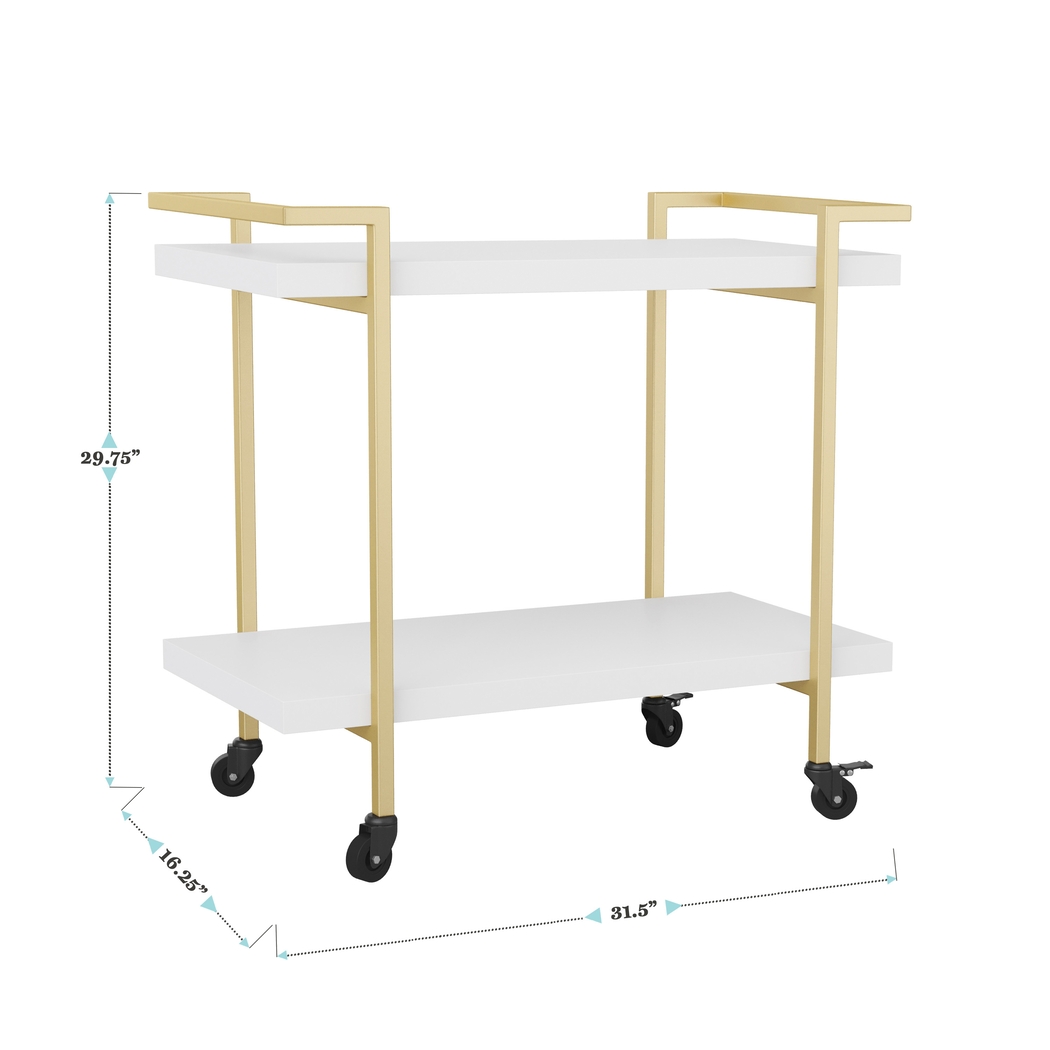 Azaline White Printer Cart - Thumbnail - Image 10