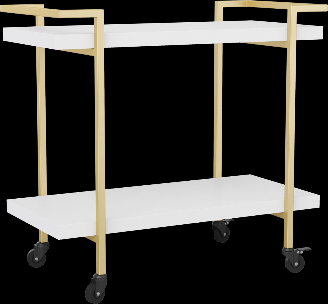 Azaline White Printer Cart - Thumbnail - Image 1