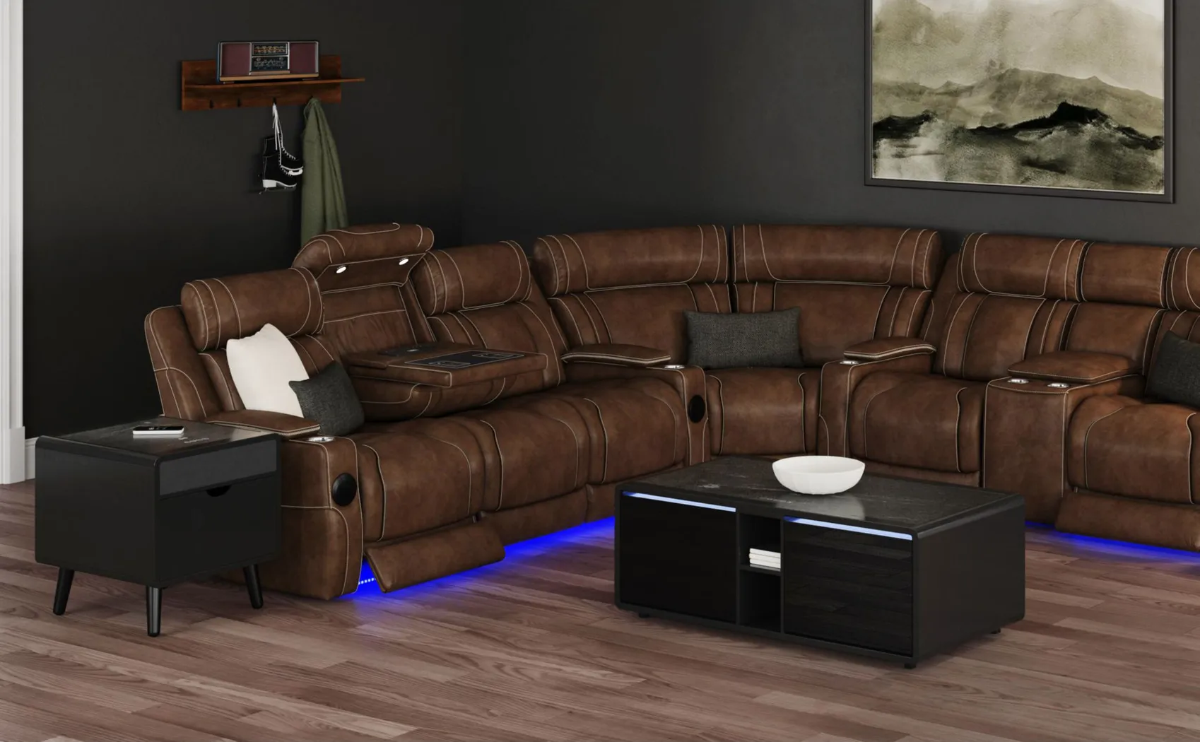 Azaria Black End Table - Thumbnail - Image 2