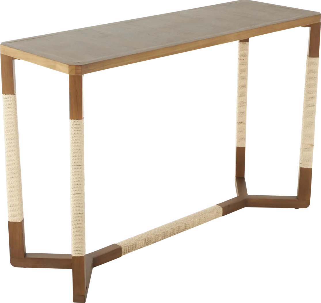 Azavi Brown Console Table - Thumbnail - Image 6