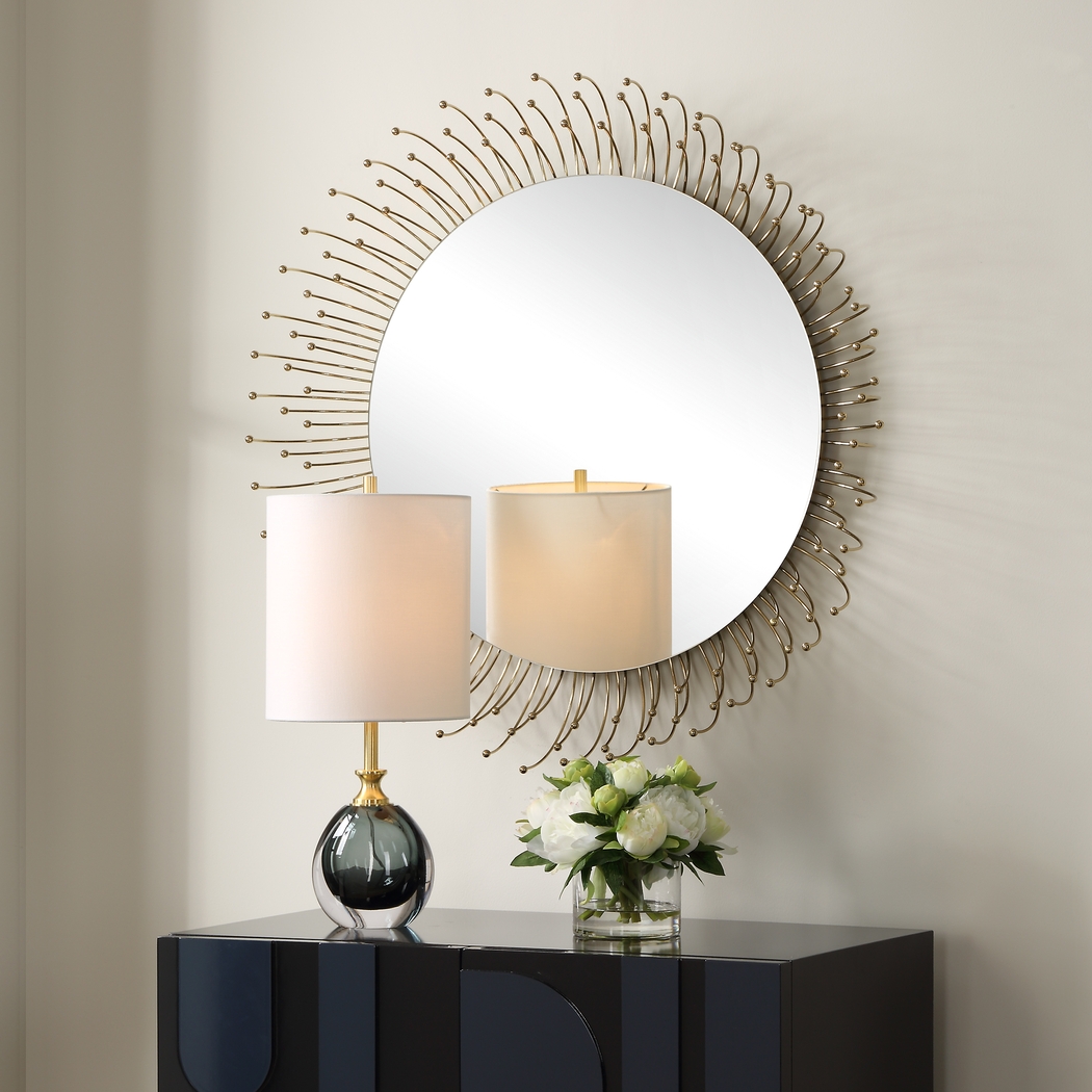 Azeips Gold Wall Mirror - Thumbnail - Image 2