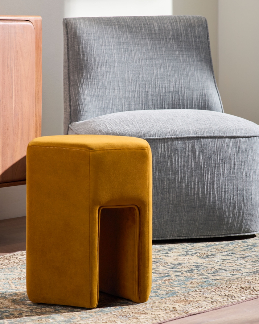 Azisa Yellow Ottoman - Thumbnail - Image 2