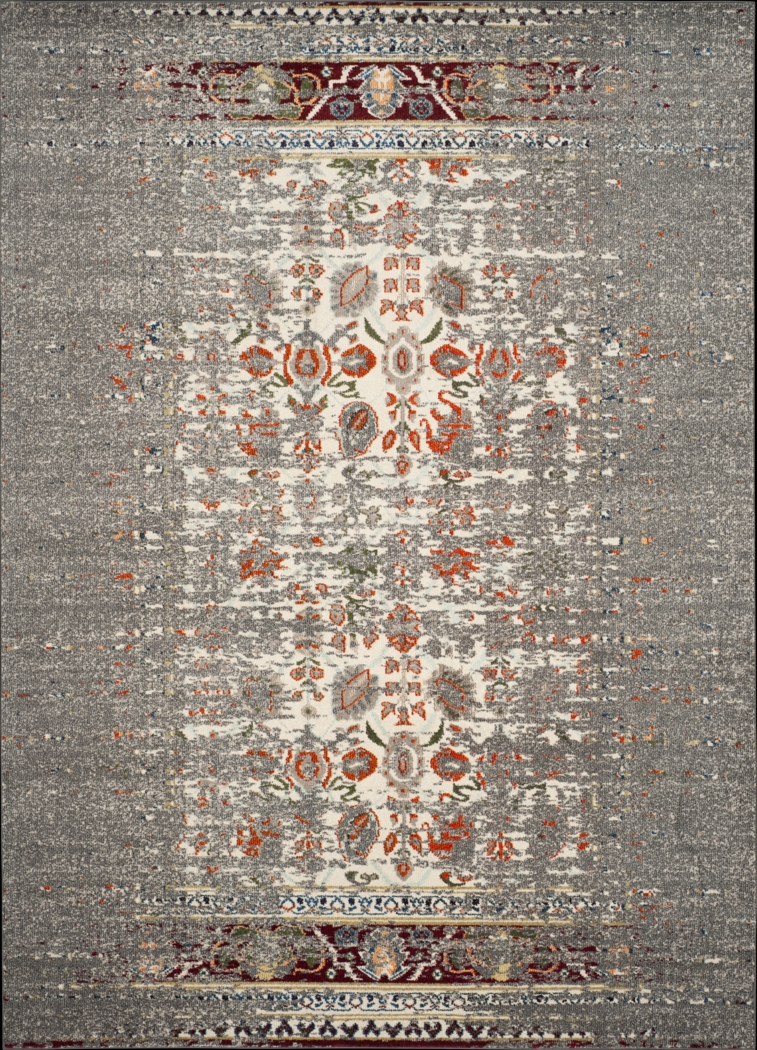 Aziza Gray 8' x 11' Rug - Thumbnail - Image 1