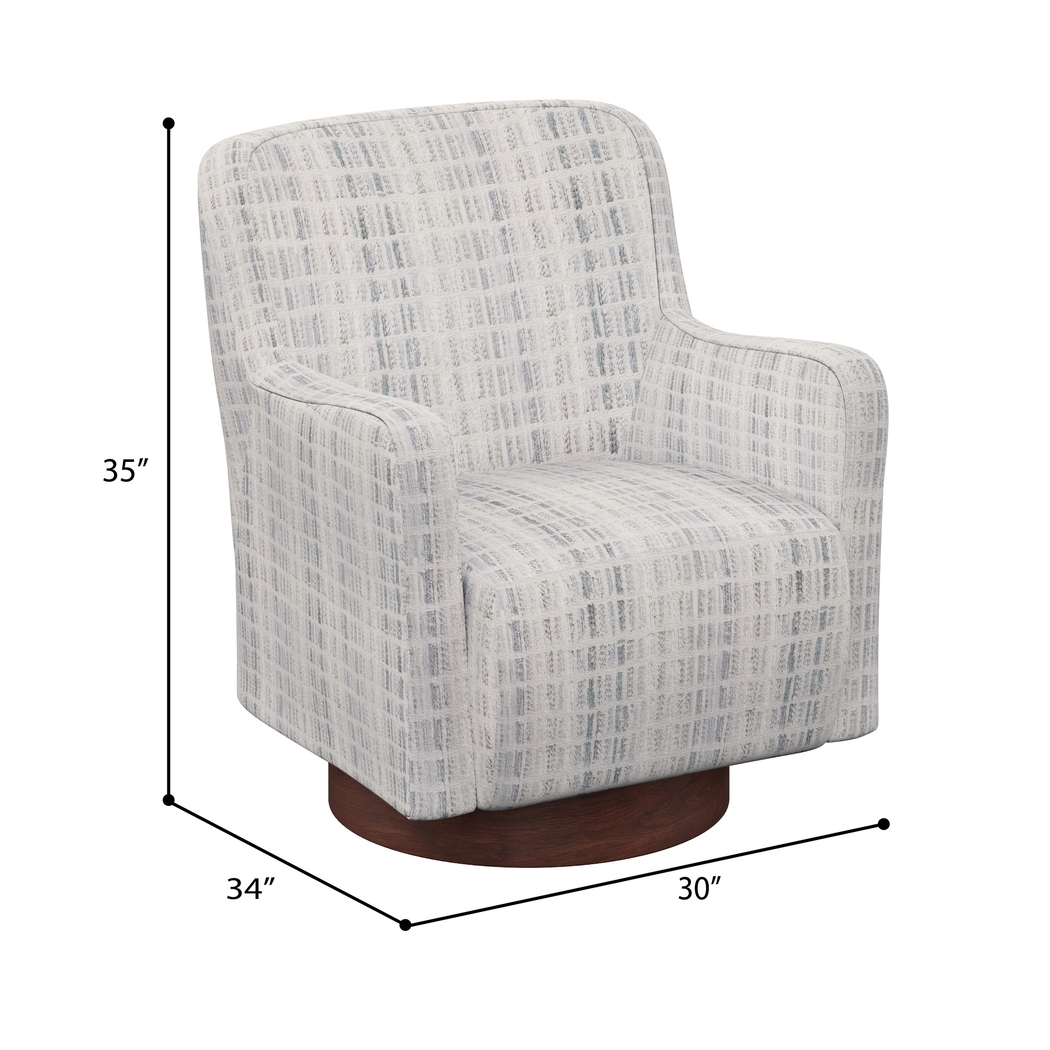 Azizi Gray Accent Chair - Thumbnail - Image 6