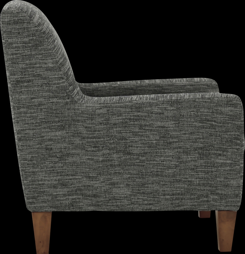 Azrae Gray Accent Chair - Thumbnail - Image 4