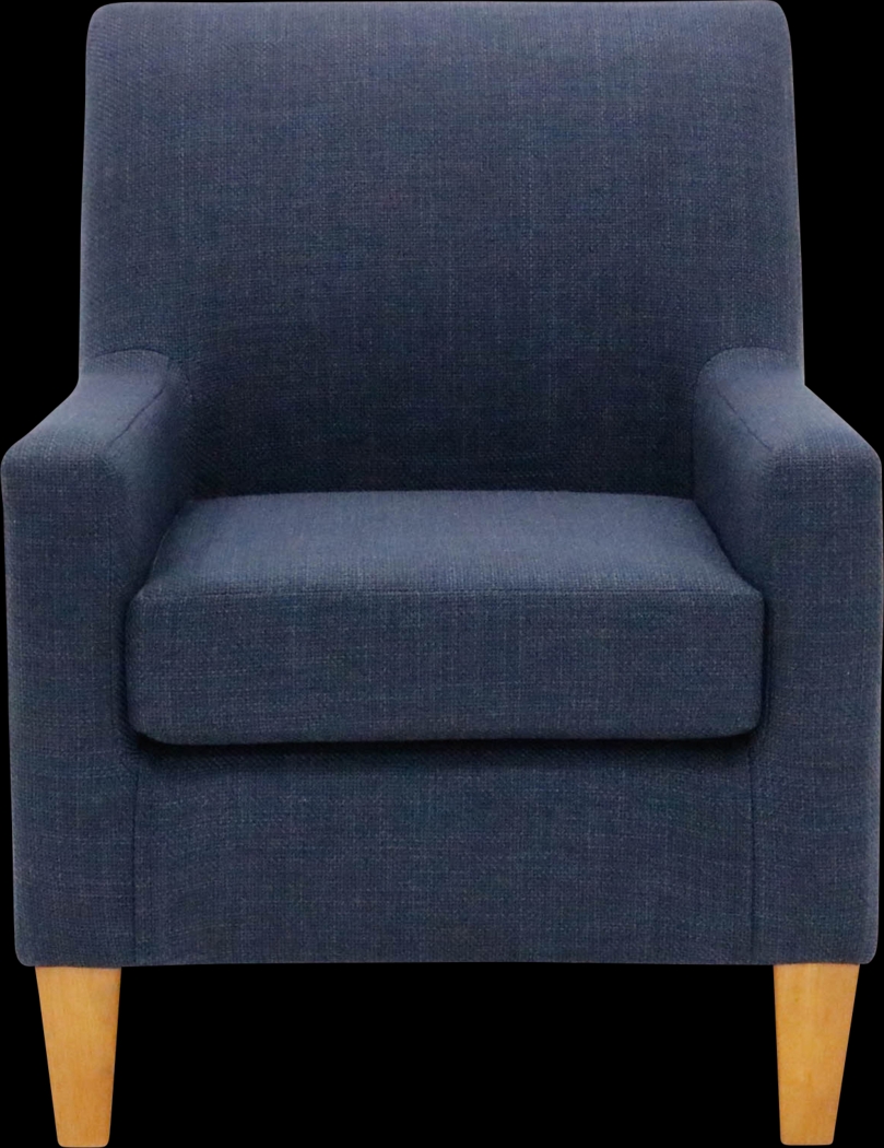 Azrae II Navy Accent Chair - Thumbnail - Image 1