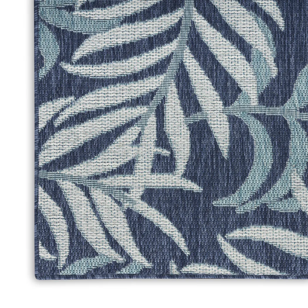 Azure Canopy Navy 8' x 10' Indoor/Outdoor Rug - Thumbnail - Image 3