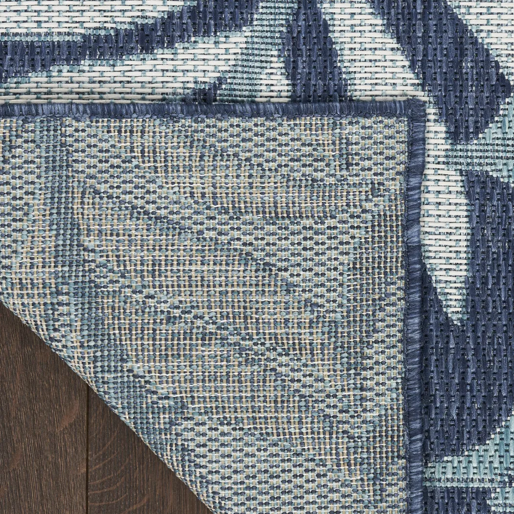 Azure Canopy Navy 8' x 10' Indoor/Outdoor Rug - Thumbnail - Image 5