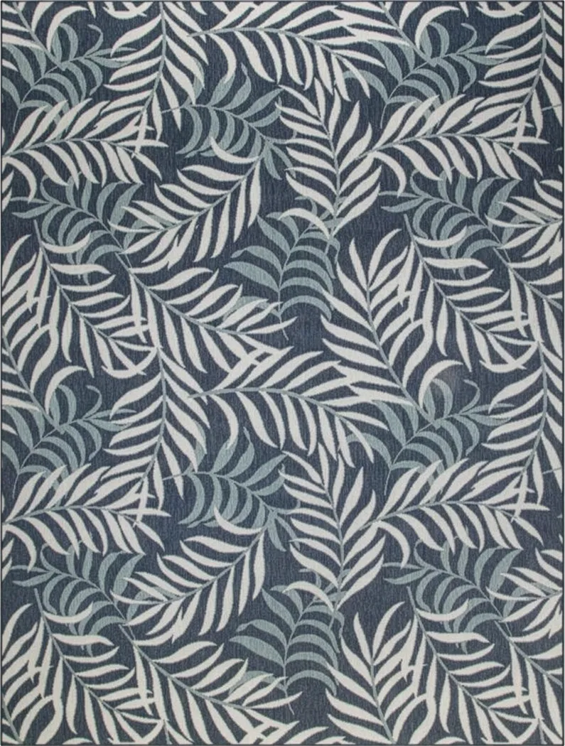 Azure Canopy Navy 9' x 12' Indoor/Outdoor Rug - Thumbnail - Image 1