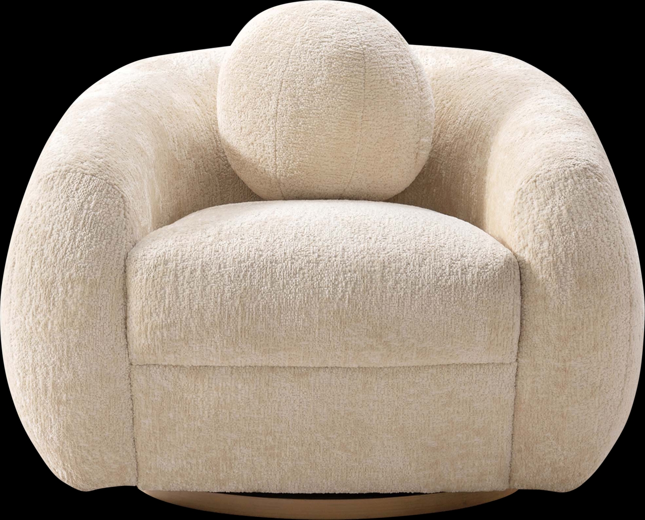 Azurelee Cream Accent Chair - Thumbnail - Image 1