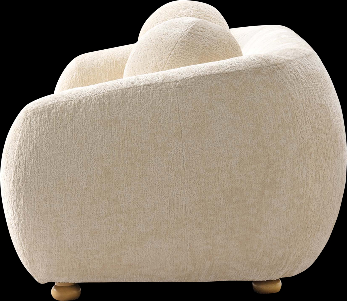Azurelee Cream Sofa - Thumbnail - Image 4