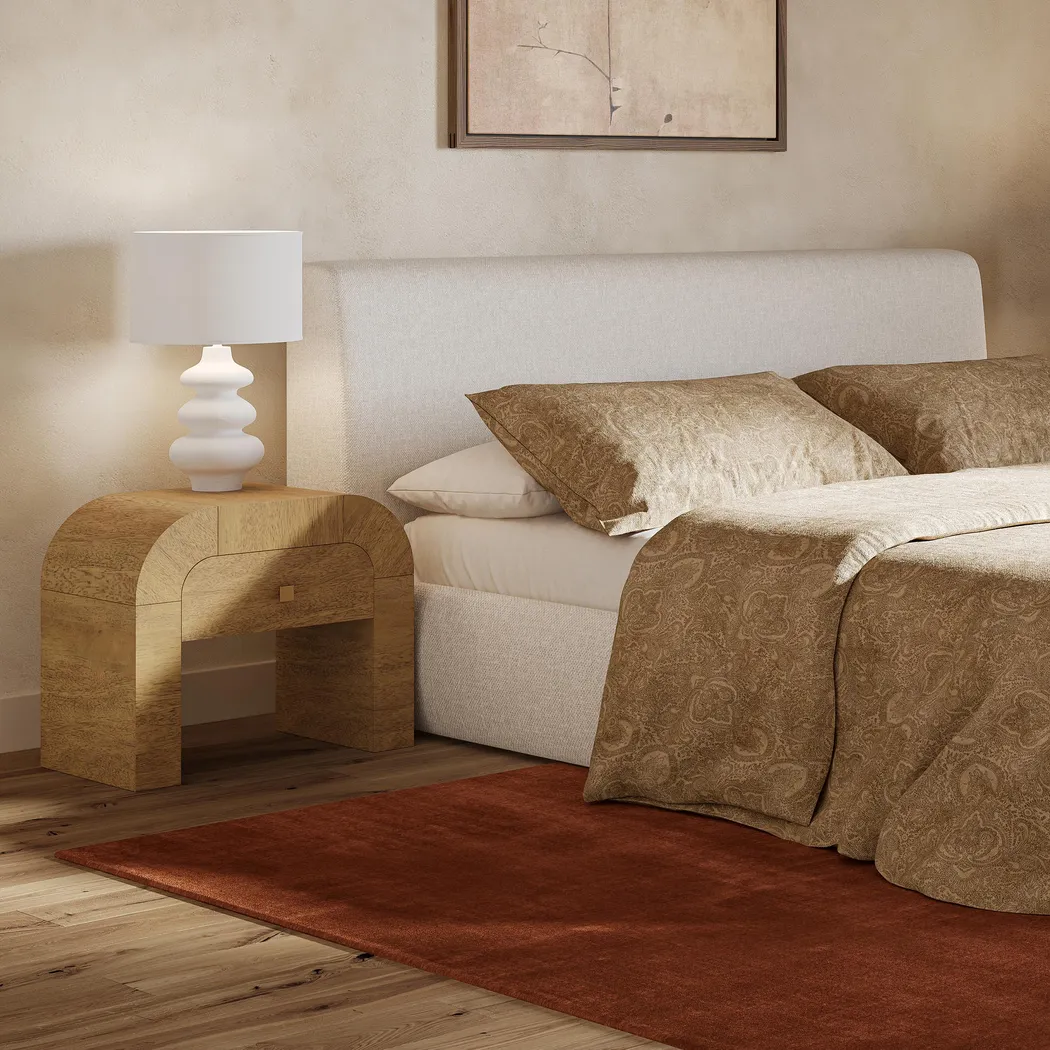 Azurite Brown Nightstand - Thumbnail - Image 2