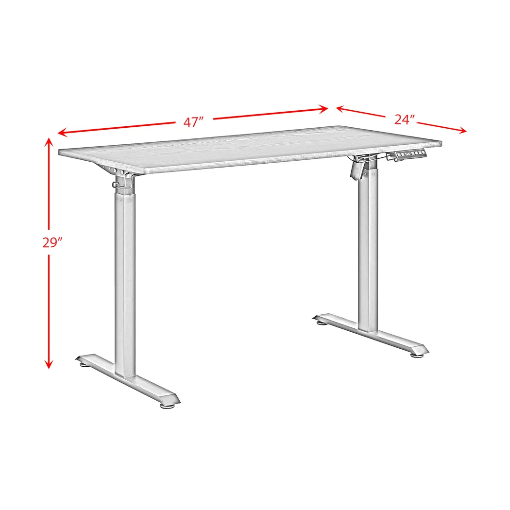 Baben Black Adjustable Desk - Thumbnail - Image 3