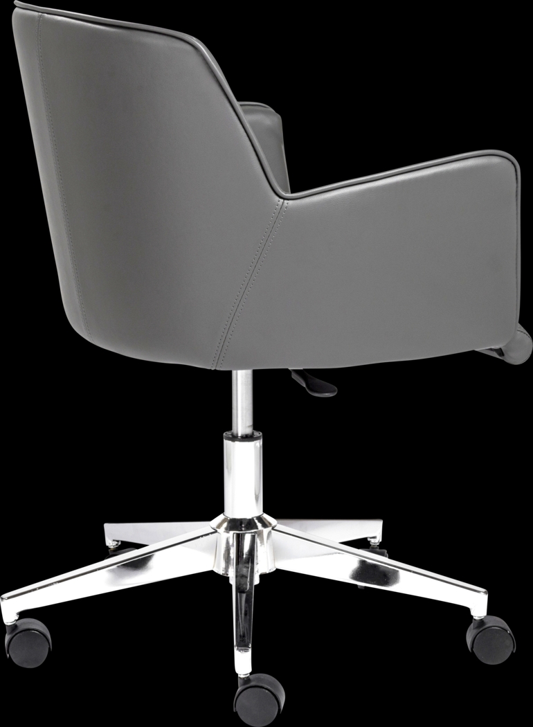 Babineaux I Gray Office Chair - Thumbnail - Image 4