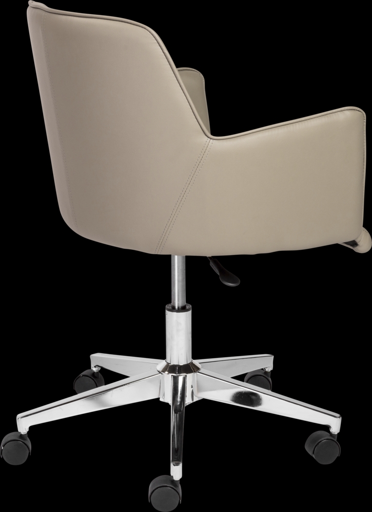 Babineaux I Taupe Office Chair - Thumbnail - Image 5