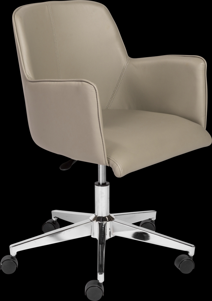Babineaux I Taupe Office Chair - Thumbnail - Image 1