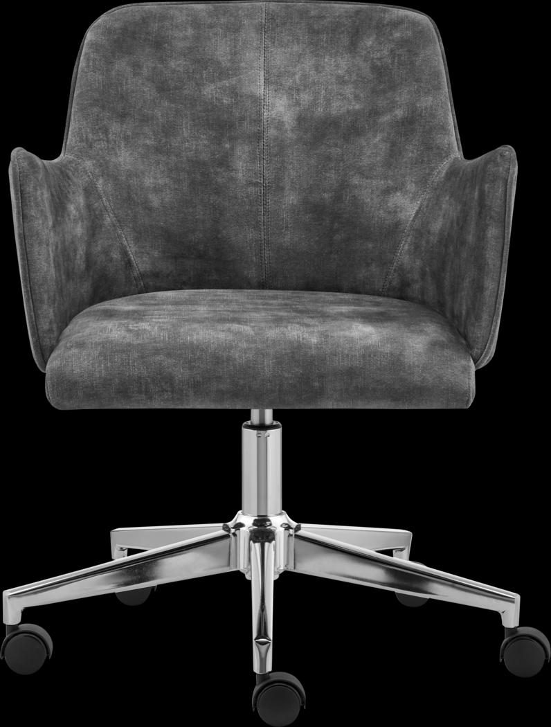 Babineaux II Gray Office Chair - Thumbnail - Image 2