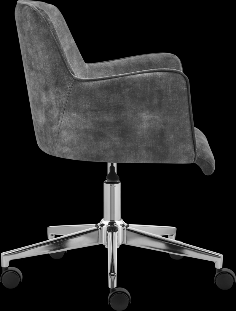 Babineaux II Gray Office Chair - Thumbnail - Image 3