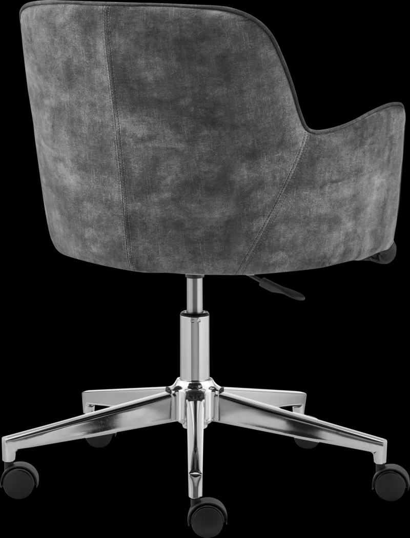 Babineaux II Gray Office Chair - Thumbnail - Image 4