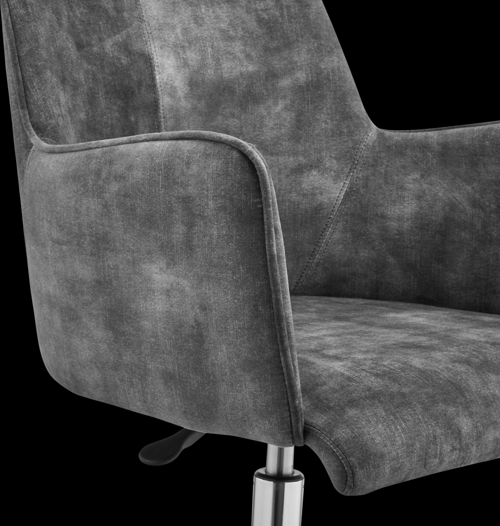 Babineaux II Gray Office Chair - Thumbnail - Image 7