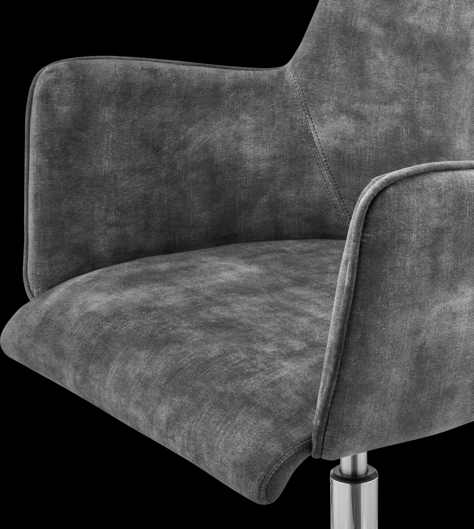 Babineaux II Gray Office Chair - Thumbnail - Image 8