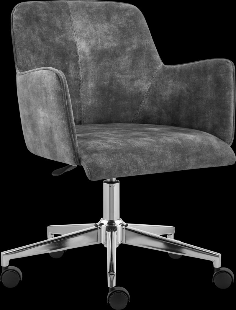 Babineaux II Gray Office Chair - Thumbnail - Image 1
