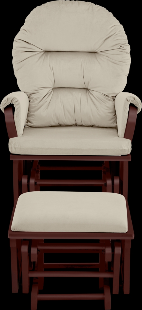 Nursery Faolan Beige Glider and Ottoman - Thumbnail - Image 2