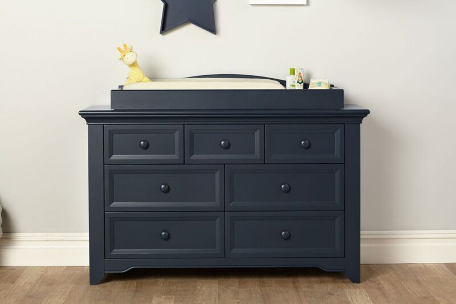 Baby Cache Harborbridge Navy 5 Pc Nursery with Toddler Rails - Thumbnail - Image 7