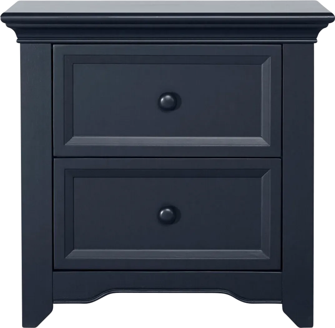 Baby Cache Harborbridge Navy Nightstand - Thumbnail - Image 2