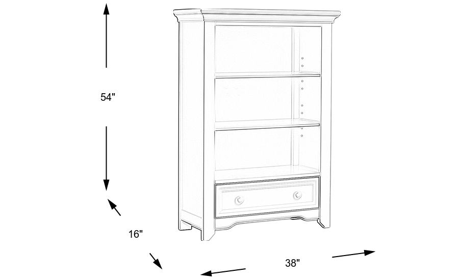 Dimension Image. Please refer to the Dimension Tab on this page for dimension details.