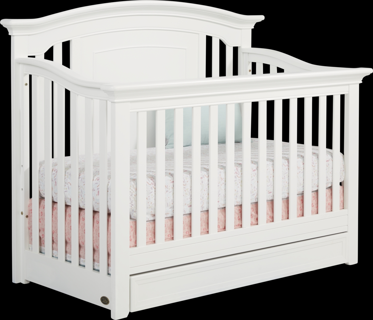 Baby Cache Harborbridge White Convertible Crib - Thumbnail - Image 1
