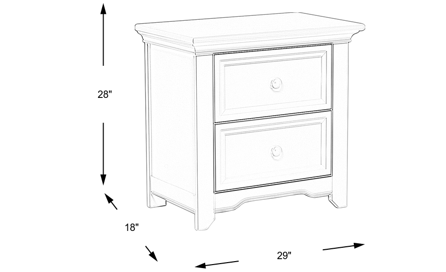 Dimension Image. Please refer to the Dimension Tab on this page for dimension details.