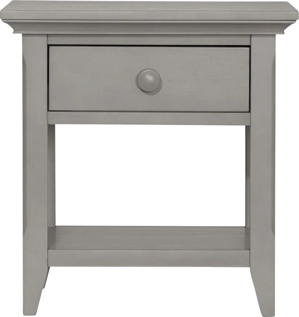 Baby Cache Overland Point Gray Nightstand - Thumbnail - Image 2