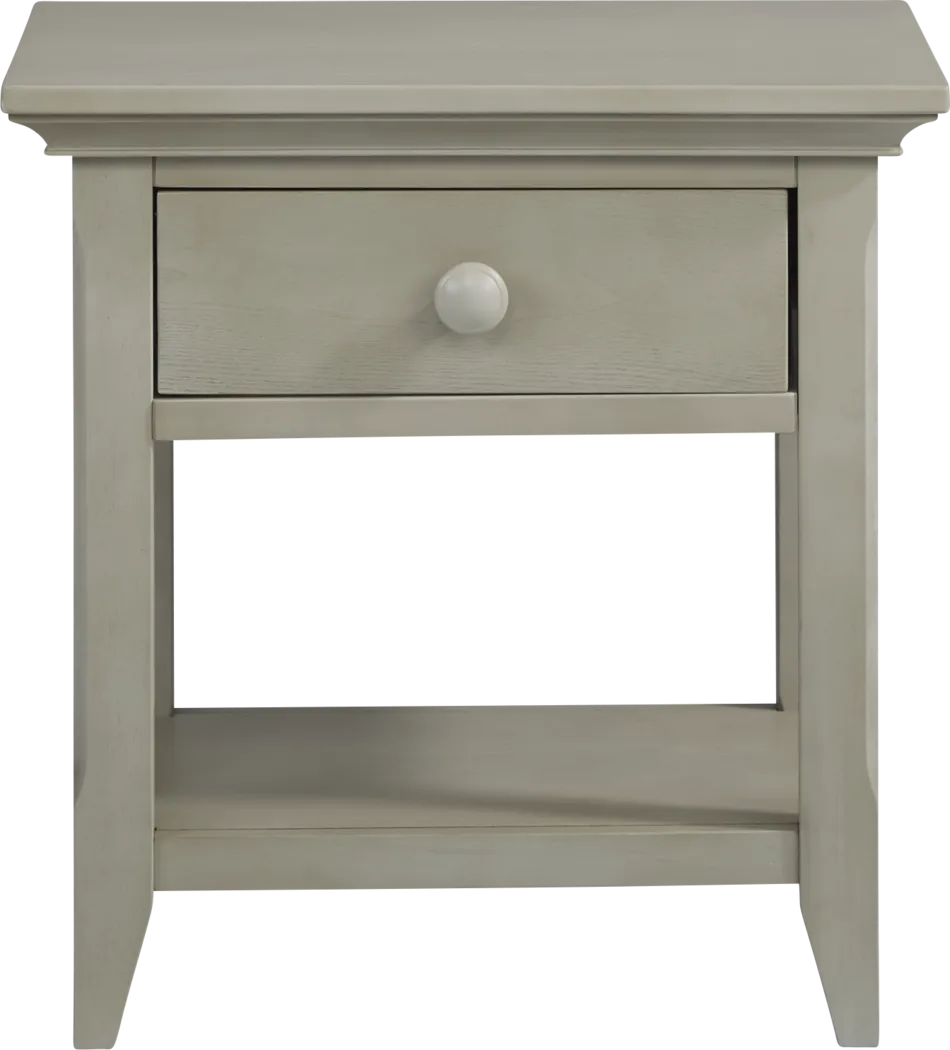 Baby Cache Overland Point Gray Nightstand - Thumbnail - Image 1