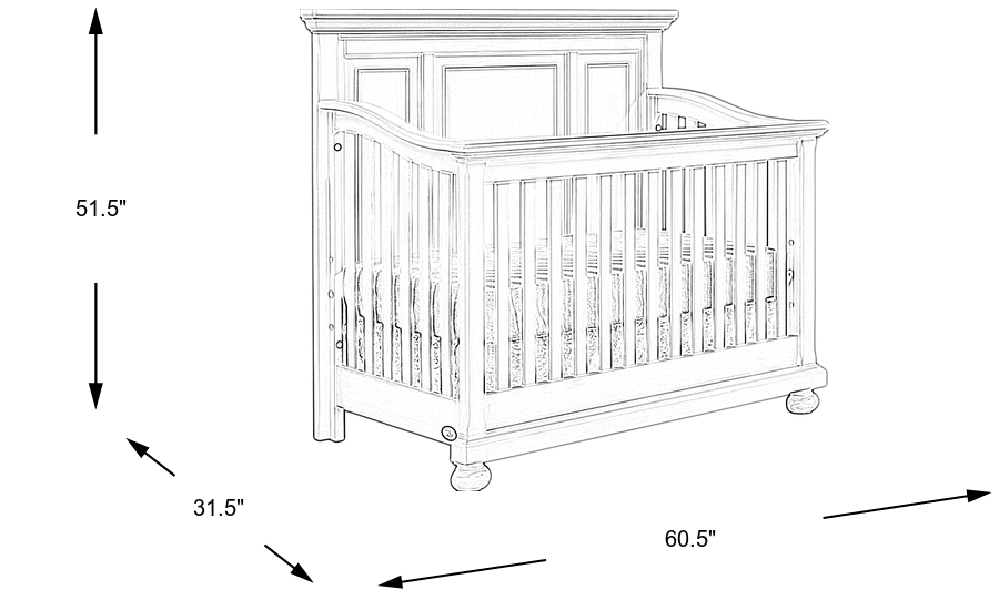Dimension Image. Please refer to the Dimension Tab on this page for dimension details.