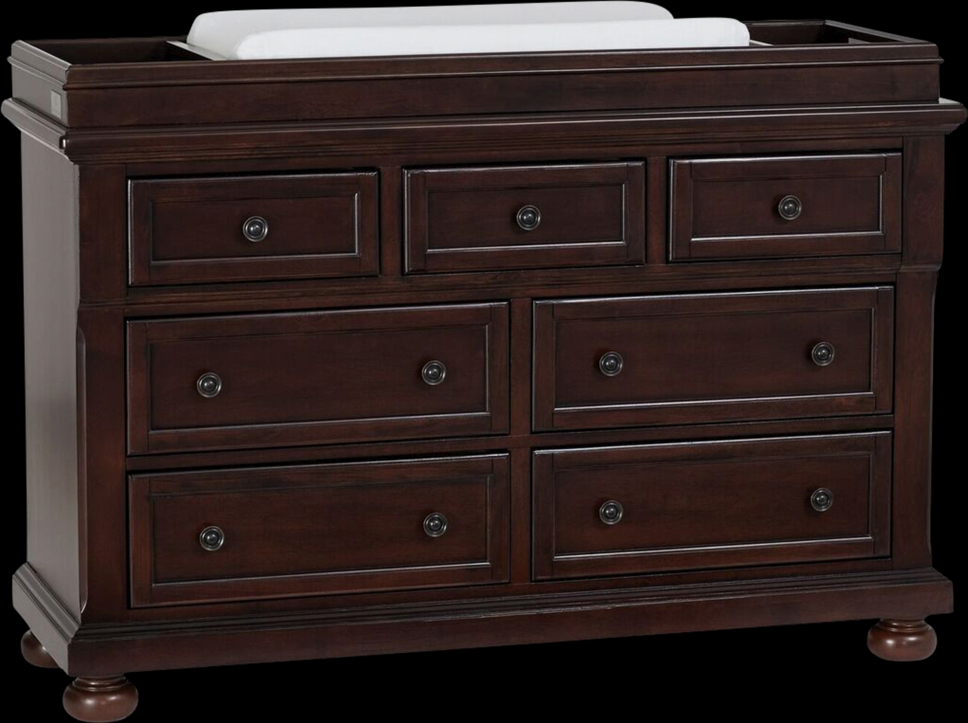 Baby Cache Prestcott Rosewood Dresser with Changing Topper and Pad - Thumbnail - Image 5